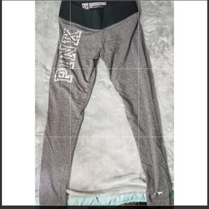 VS Pink Sequin Leggings